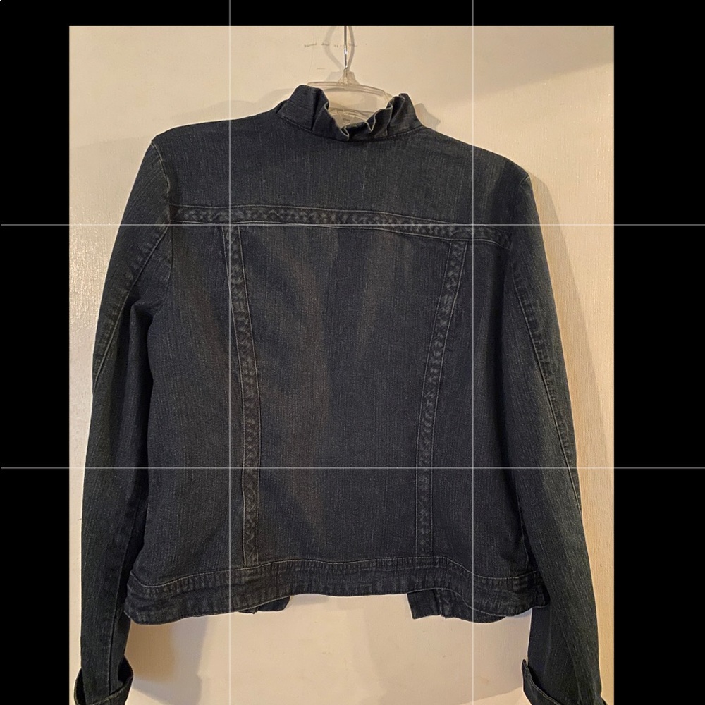 Denim Pleated Jacket